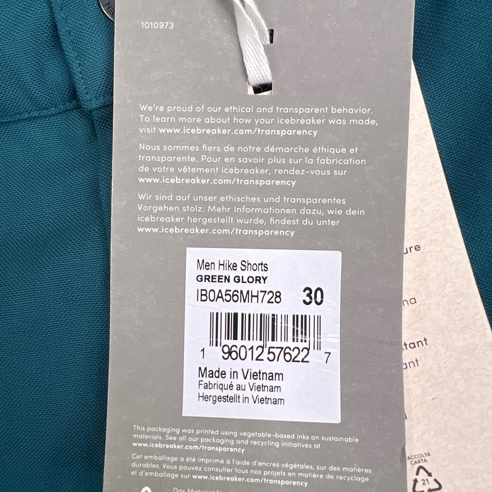 ICEBREAKER MERINO MENS HIKING SHORTS - Picture 3 of 6